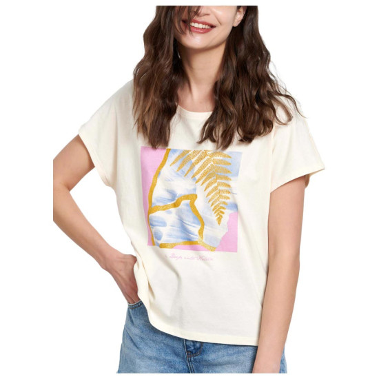 Funky Buddha Γυναικεία κοντομάνικη μπλούζα